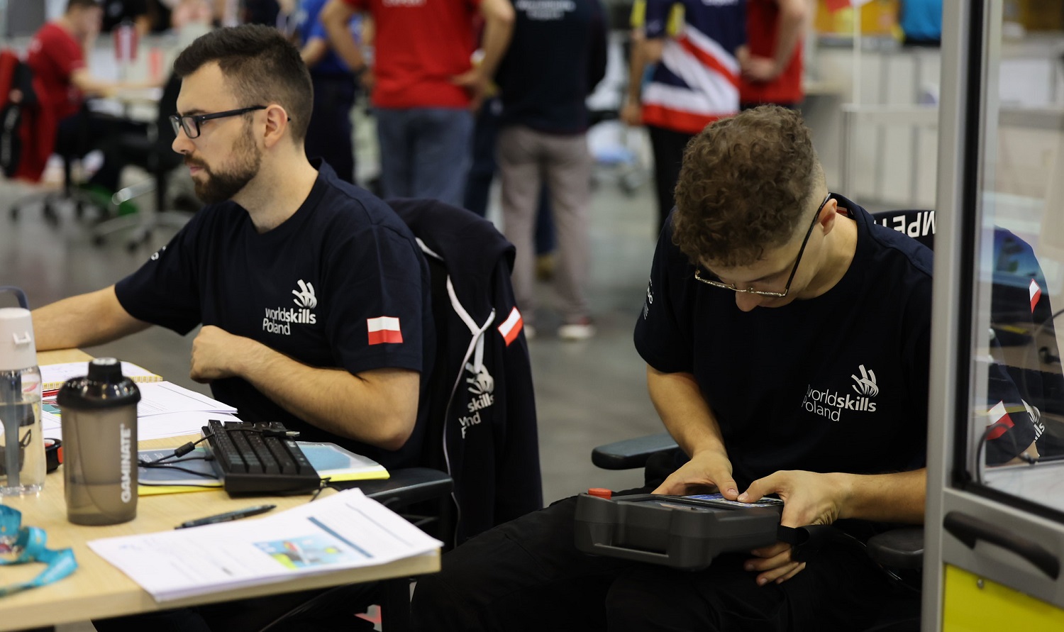 Photo of Hubert Krasuski and Piotr Wyrzyk during competition