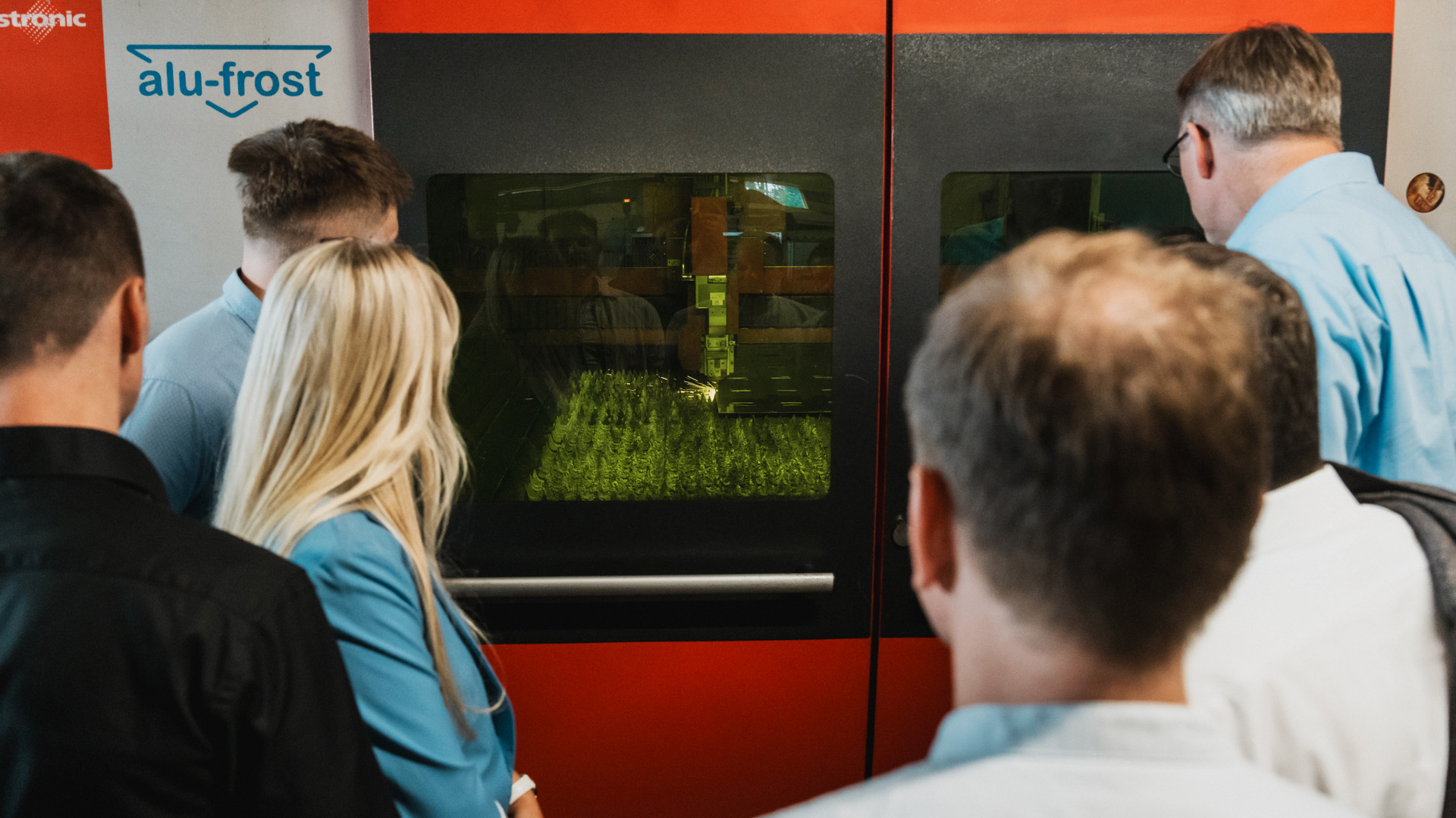 Members of the DIEGO team during a visit to the company where the demonstration installation is being developed