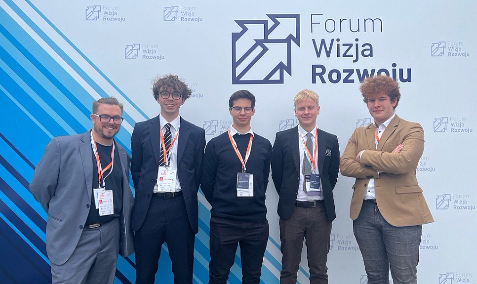 Picture of delegation from the ADek Science Club on the 5th Vision for Development Forum