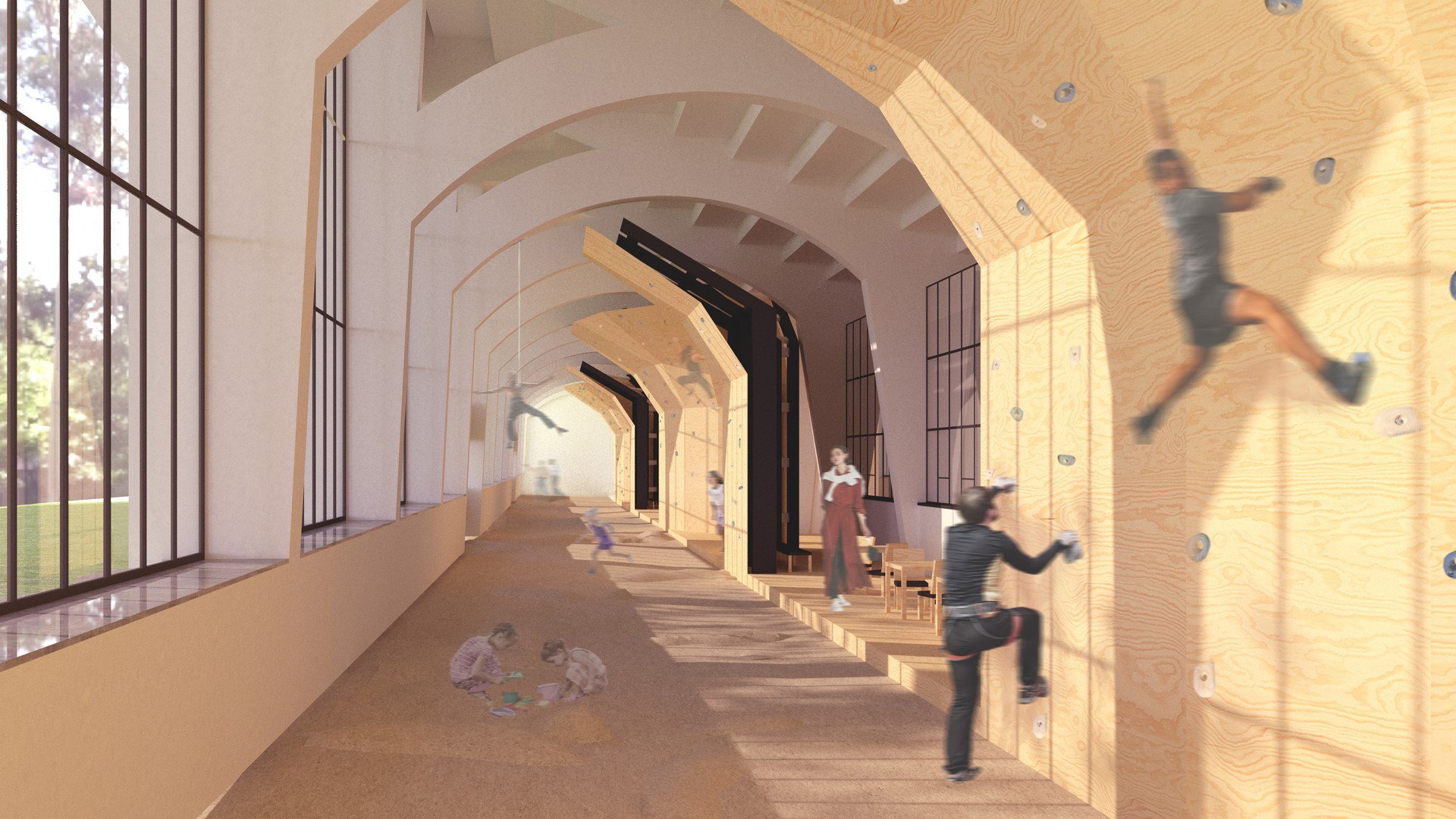 Alicja Sutkowska's project – a climbing hall