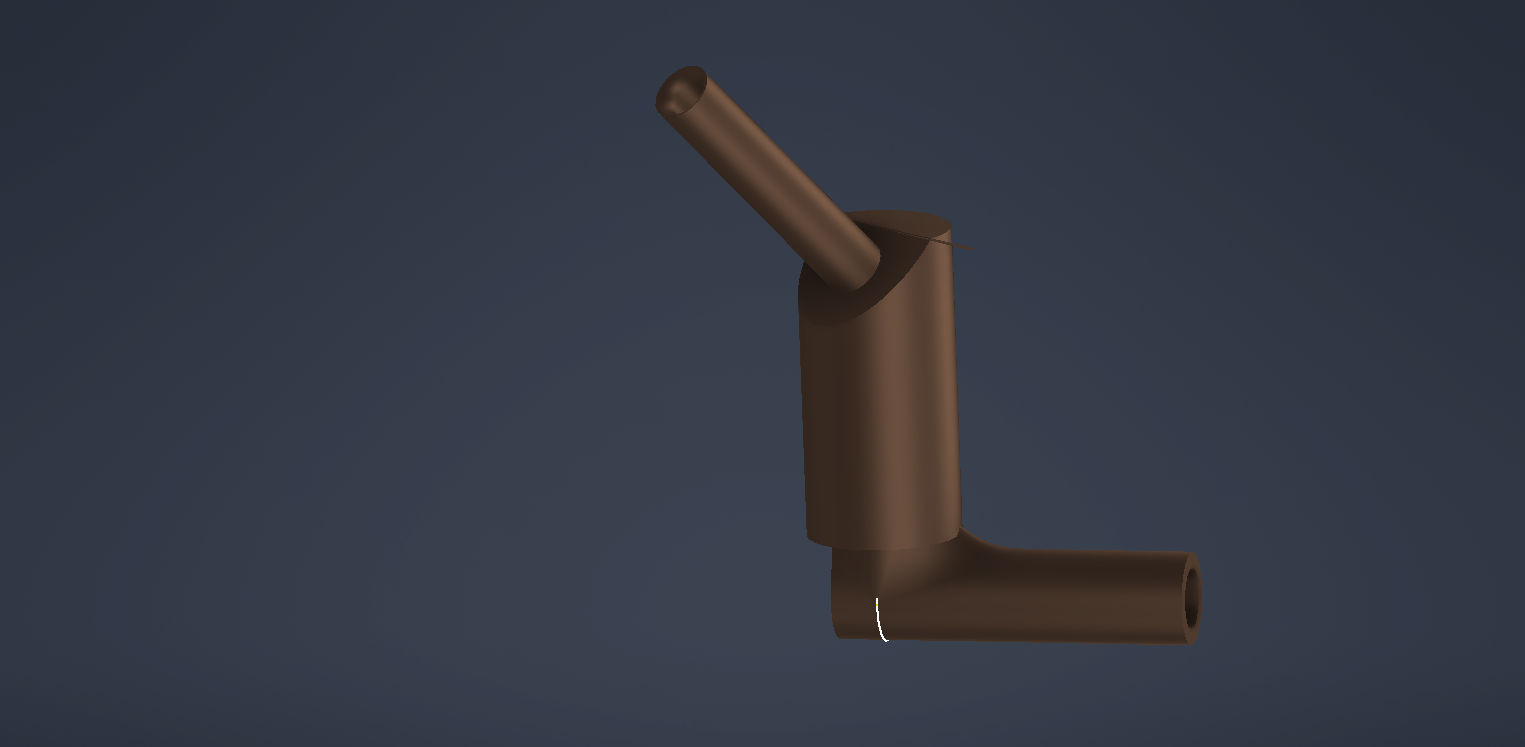 In the photo simplified model of the cannon responsible for ejecting the fire-extinguishing agent