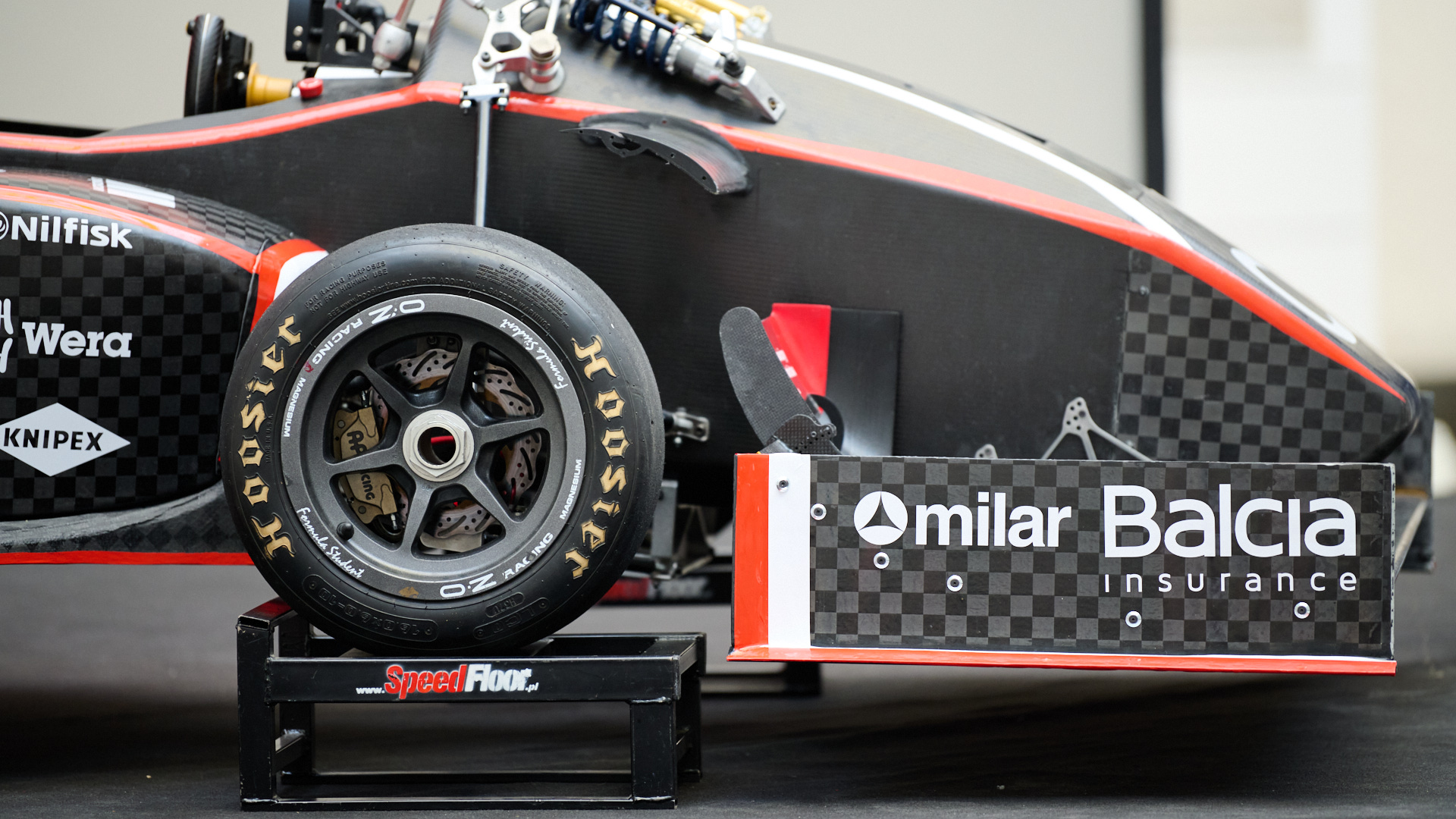 Close-up of the WUT-5 car