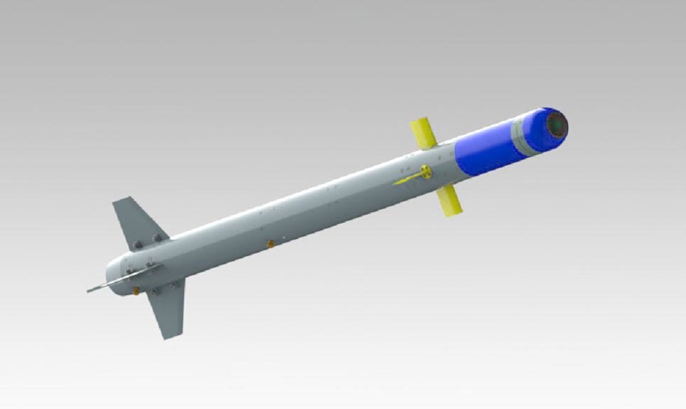 Photo of the FOK guided missile 