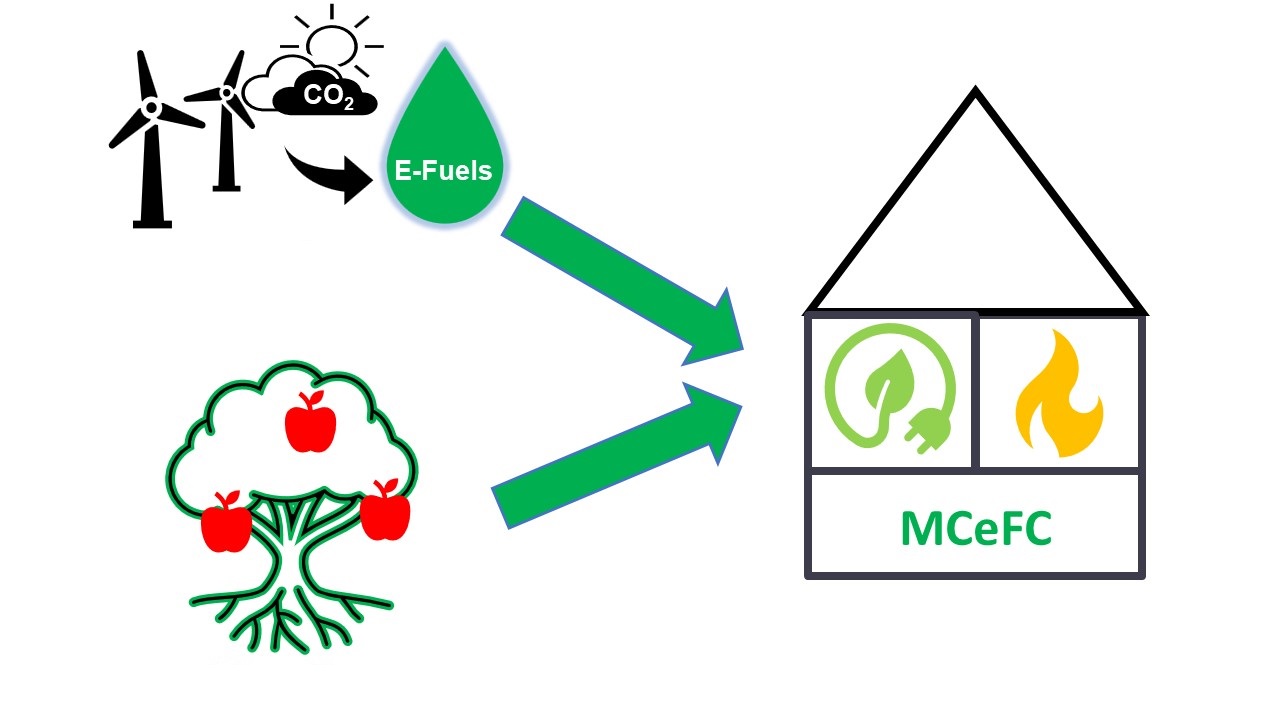 Molten Carbonate e-Fuel Cell Idea
