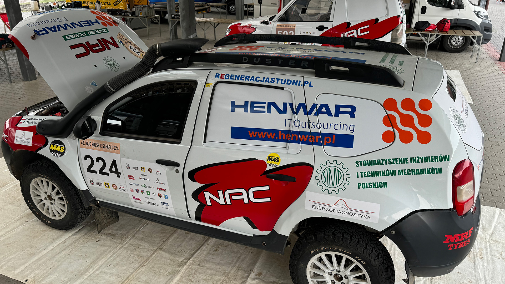 Henwar SIMP crew's Dacia Duster