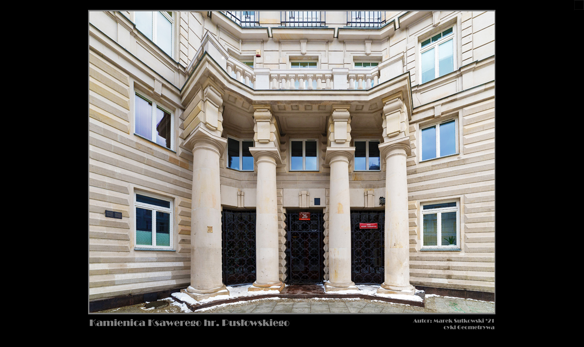 The Pustowski tenement house made using the geometrive technique, photo by Marek Sutkowski