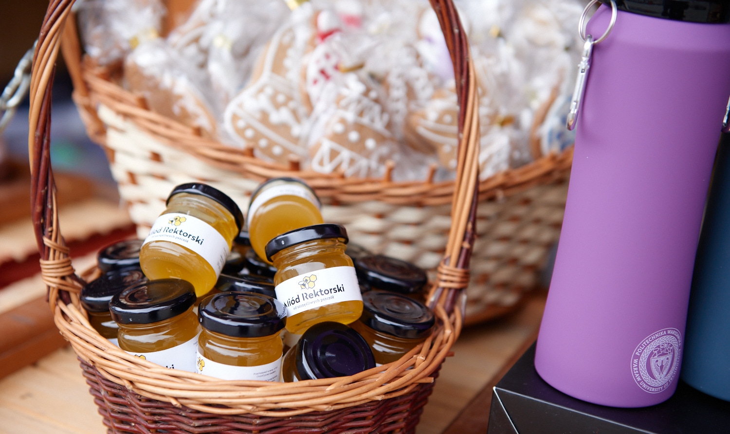 Photo of jars of the Rector's Honey