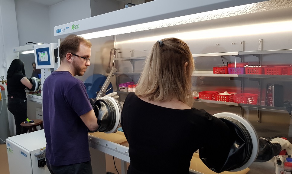 Photo of Marek Broszkiewicz, MSc, Eng. in the laboratory