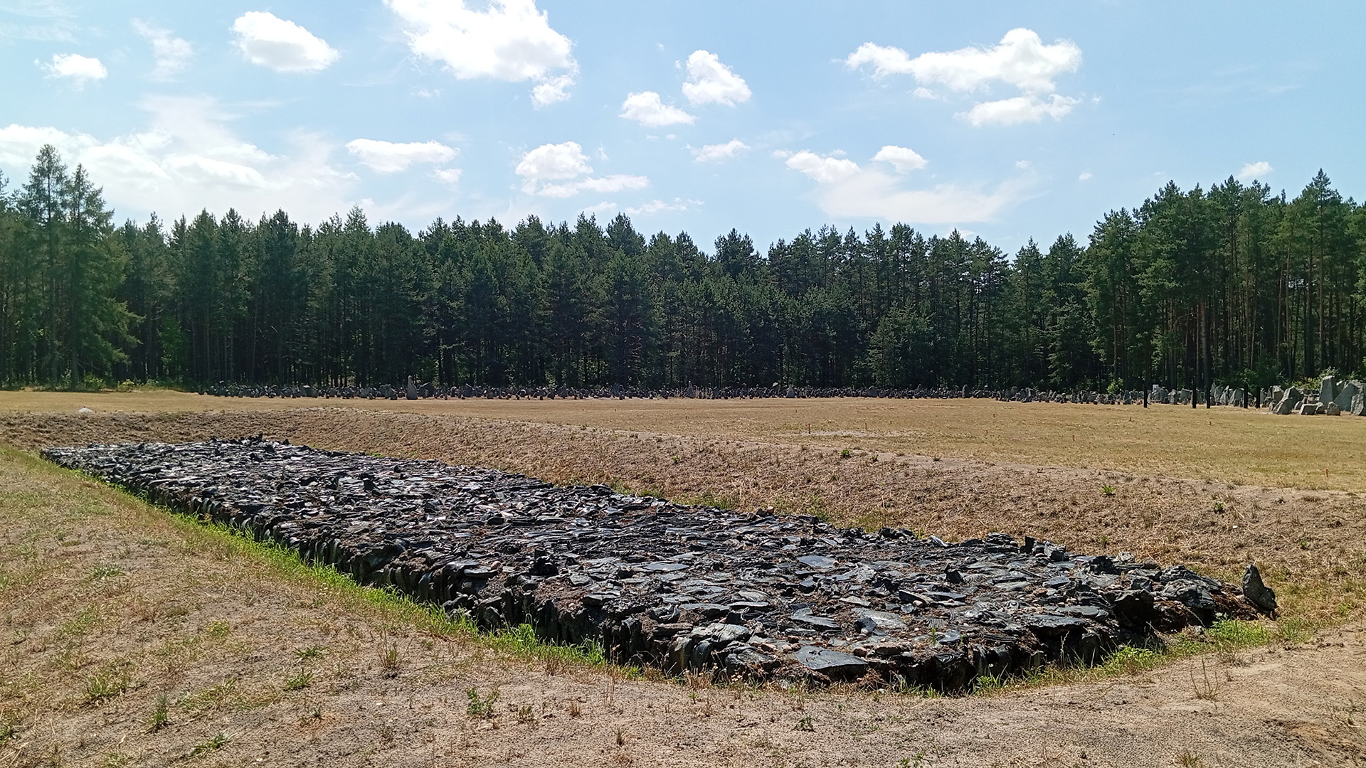 Memorial  site at the Treblinka Extermination Camp