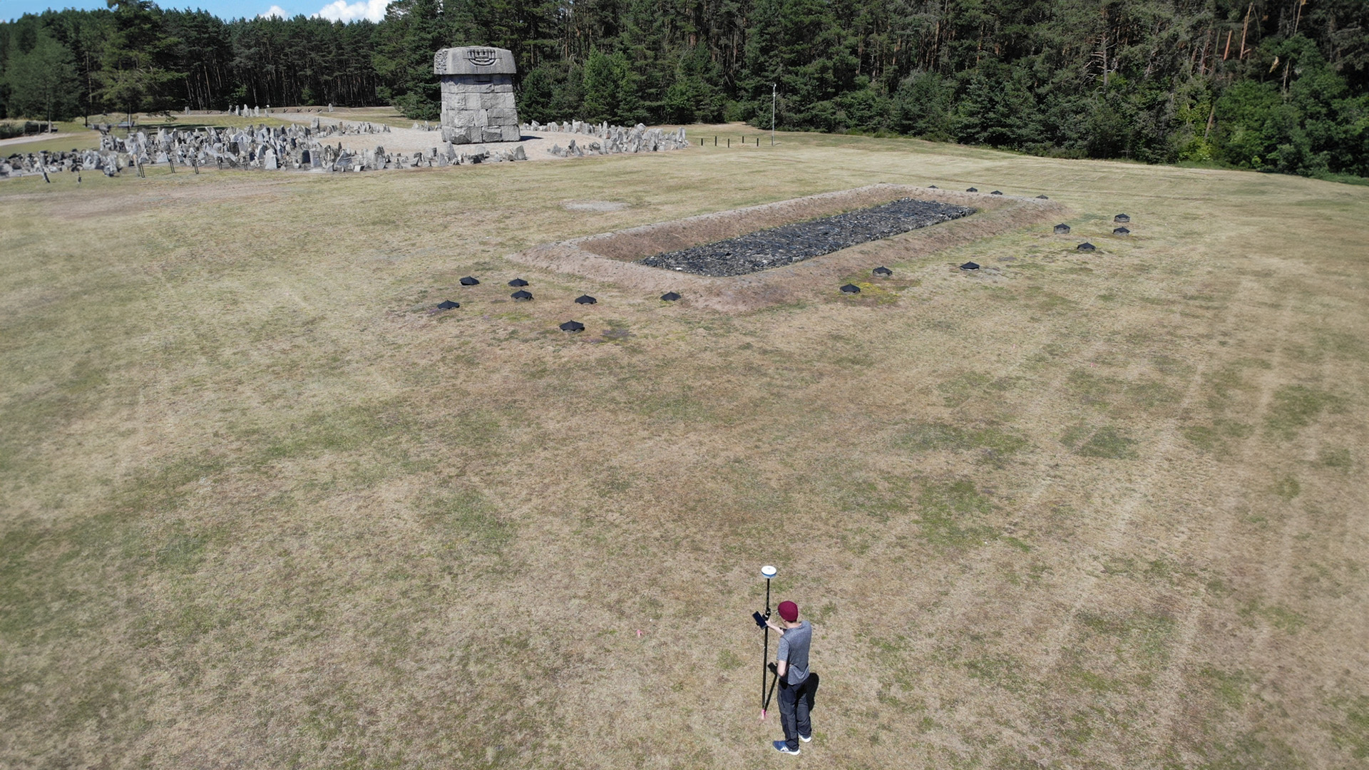 Memorial  site at the Treblinka Extermination Camp