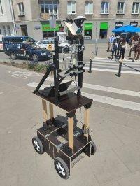 The photo of mobile mapping platform