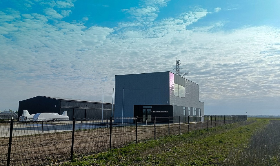 Photo of the WUT's Aerospace Research Center