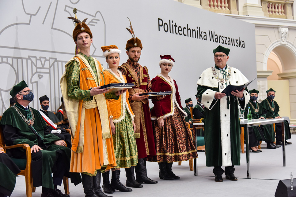 Photo of the Rector and our Song and Dance Ensemble