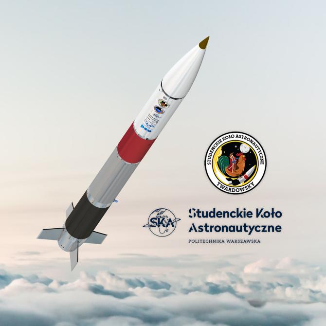 Visualisation of the Twardowsky hybrid rocket