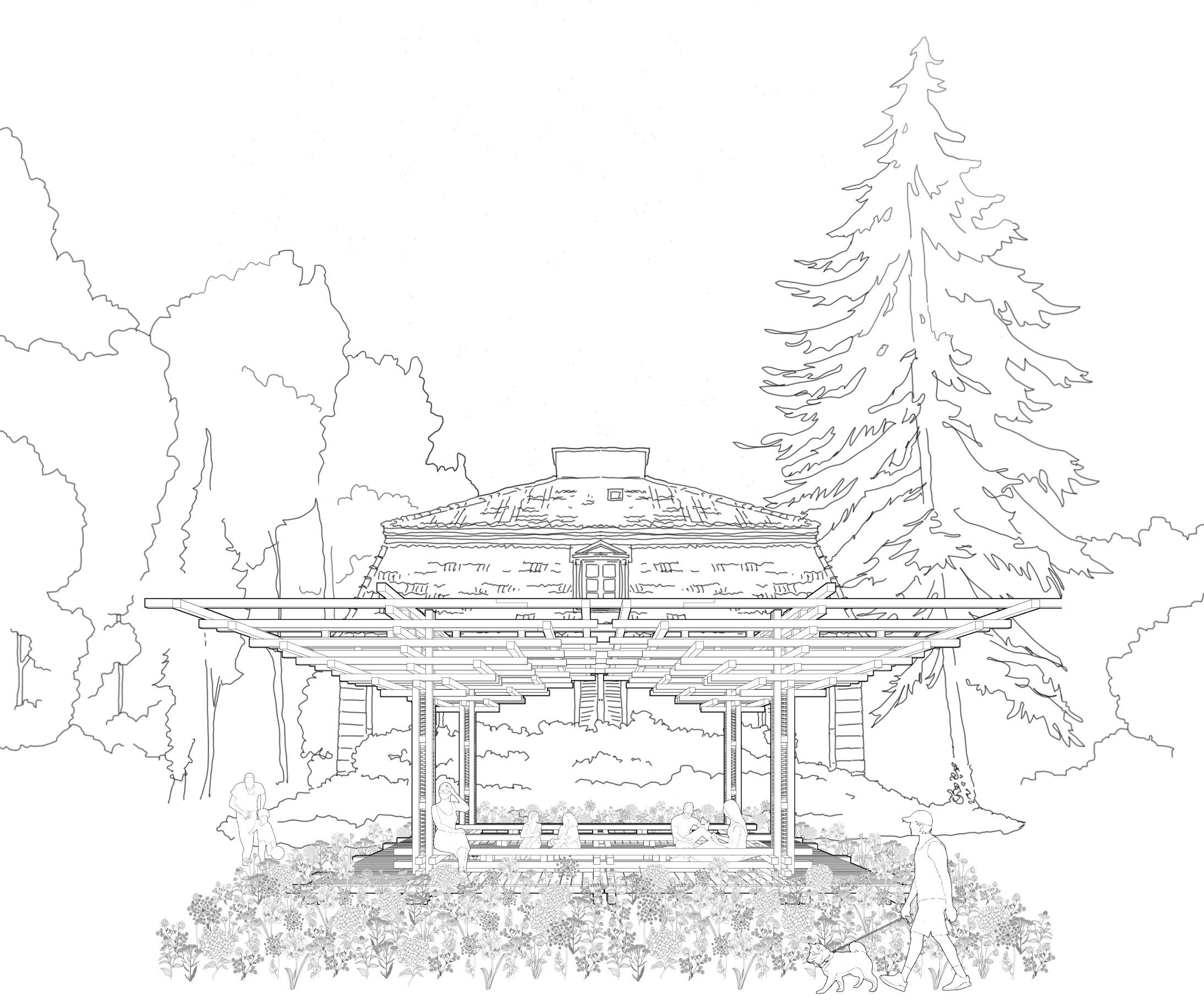 The design of the Pavilion of the Future