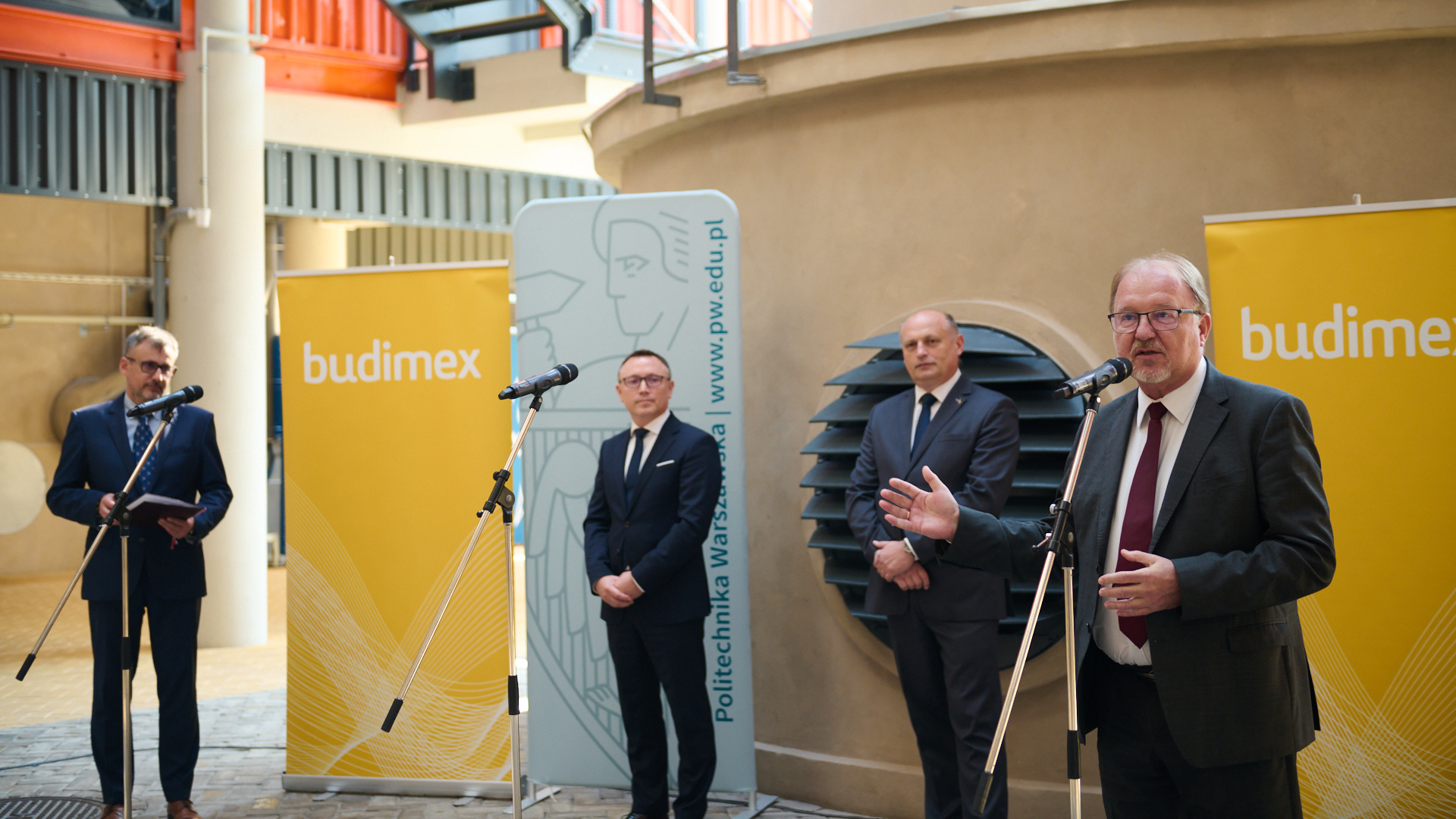 The opening ceremony of the Institute of Heat Engineering building at WUT