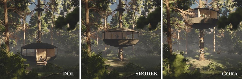 Scheme of the tree house
