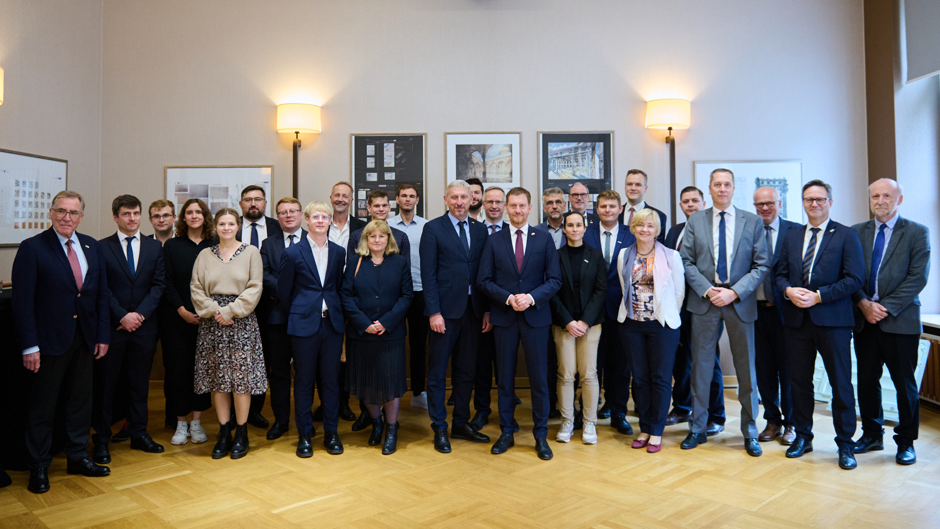 Warsaw University of Technology and TU Dresden representatives
