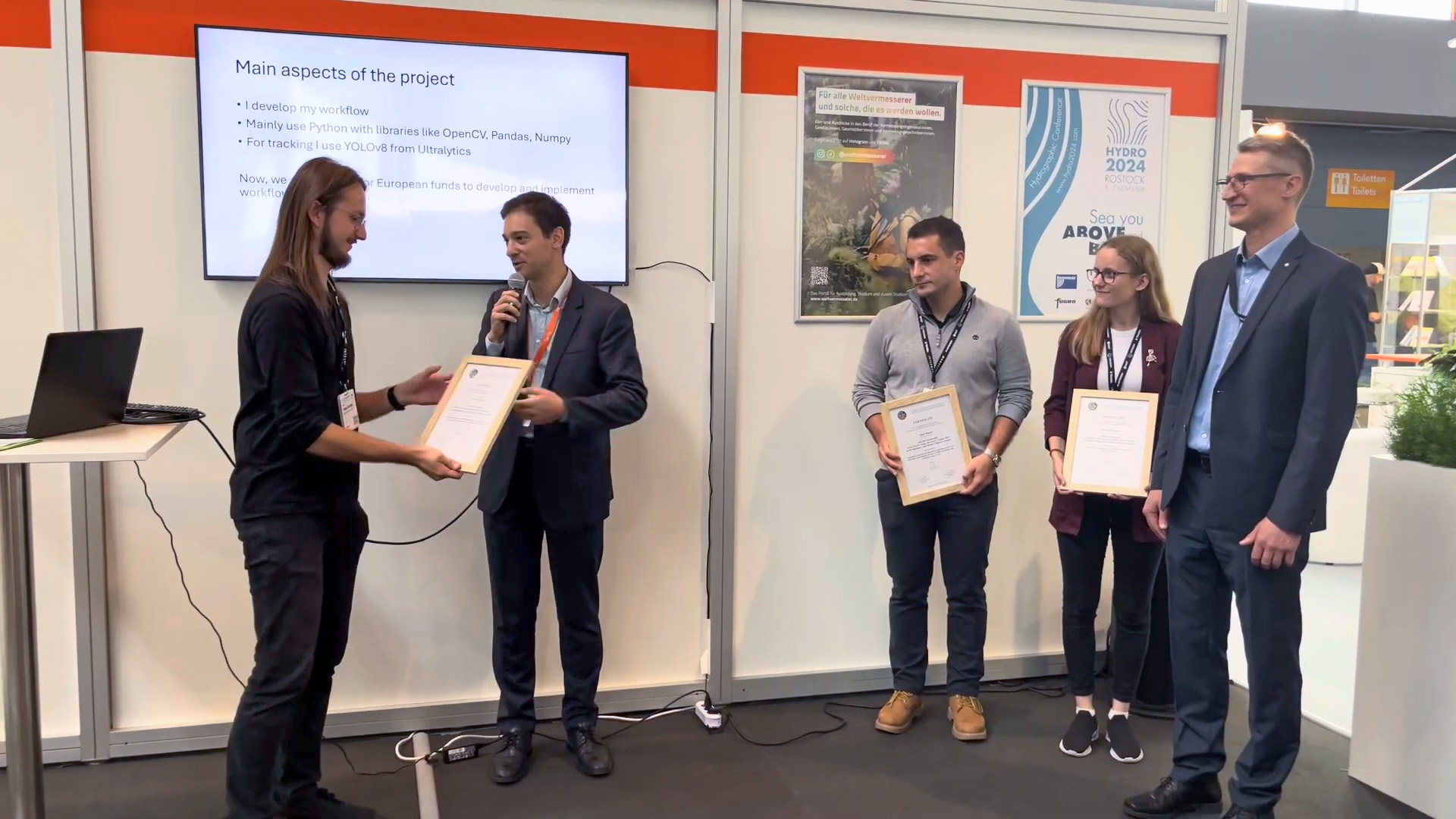 Winners of the CLGE Young Surveyors Contest 2024