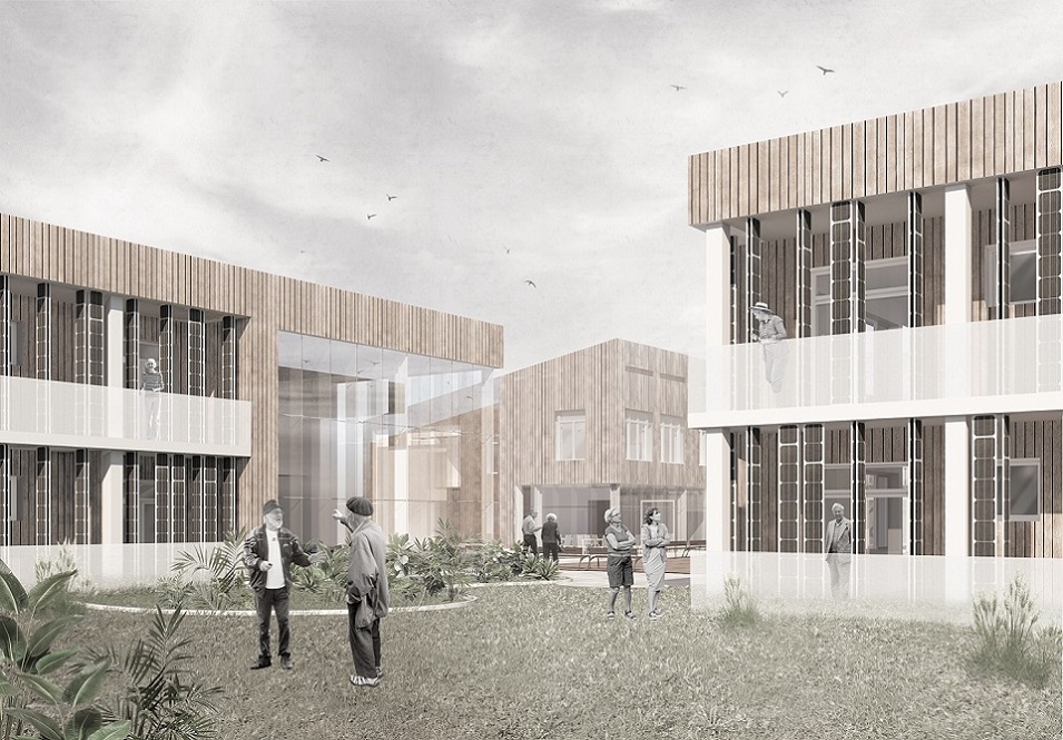 Facade visualization with photovoltaic panels