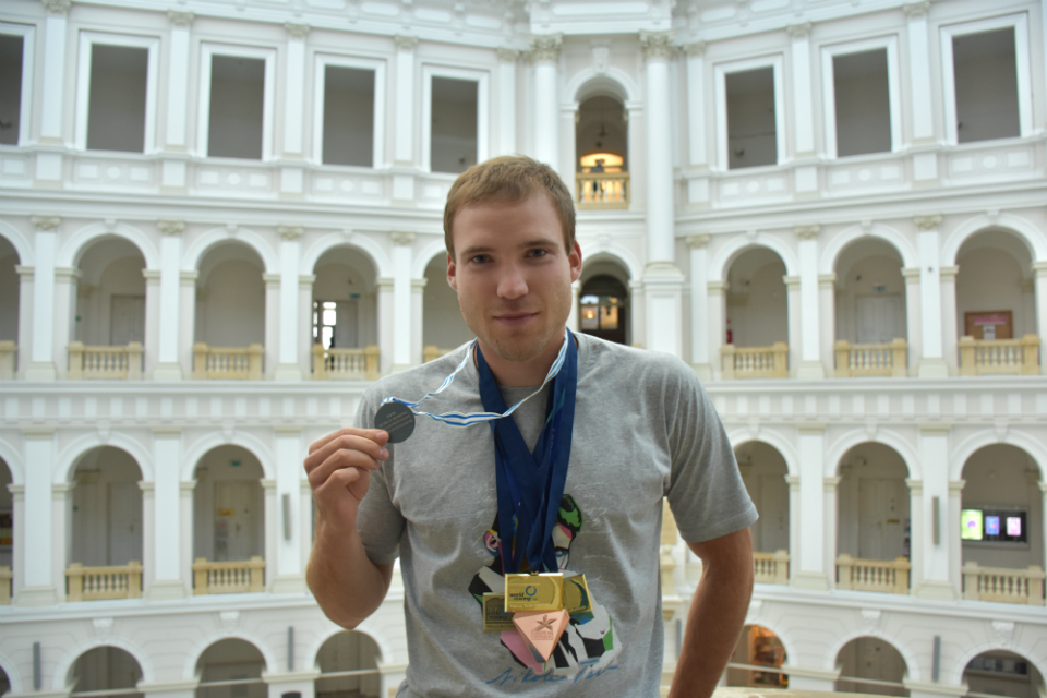 In August 2019, Szymon Pośnik became World Rowing Vice-Champion; photo: BPI