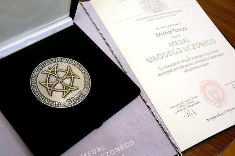 Young Scientist Medal for dr hab. Michał Tomza