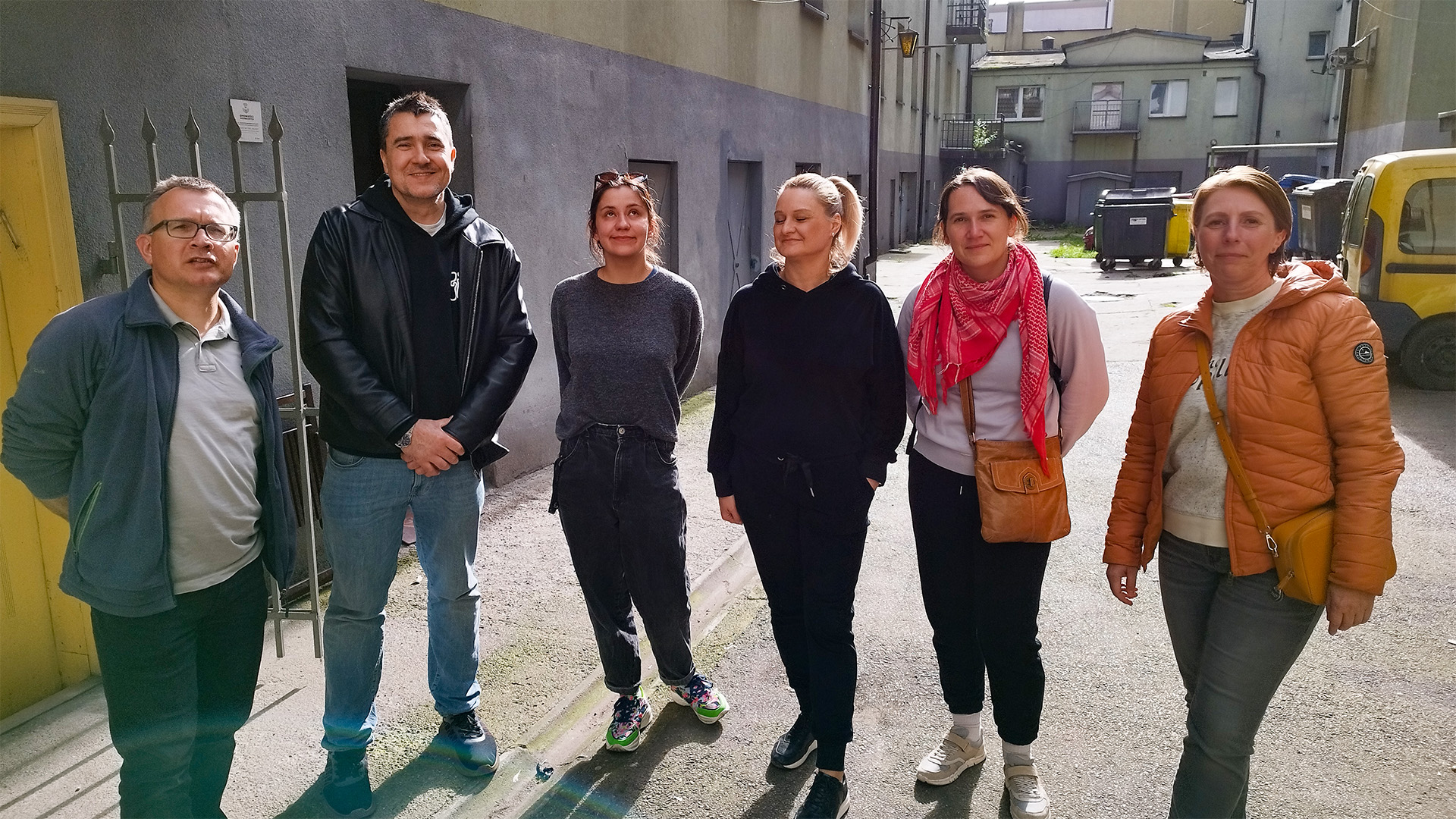 In the photo, six people – the team conducting measurements at the Zagłębie Museum in Będzin