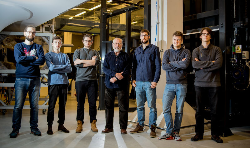 The Hyper Poland team and Prof. Janusz Piechna