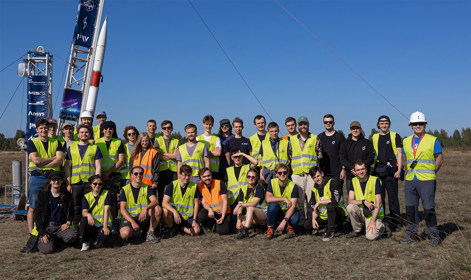 Photo of the Twardowsky rocket team