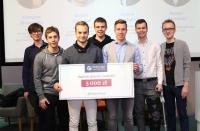 The winning WUT team at the Global Legal Hackathon Award Ceremony; photo: www.prawo.pl