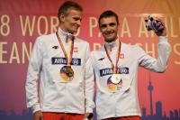 Aleksander Kossakowski and his guide runner Krzysztof Wasilewski, photo: Bartłomiej Zborowski/Polish Paralympic Committee