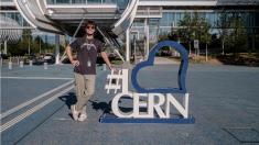 Artur Werys at a holiday internship at CERN
