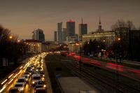 Warsaw by night