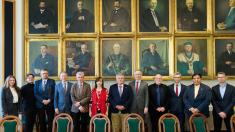 In the photo, representatives of the Warsaw University of Technology and the delegation from Peru