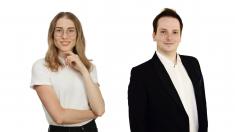 Emilia Wdowiak and Piotr Arcab - SPIE scholarship laureates