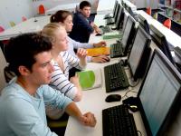 Students during a lesson