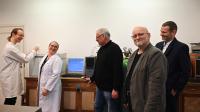 Students and their instructors: Ewa Iwanek, PhD, Piotr Winiarek, PhD, Prof. Marek Gliński, Piotr Wieciński, PhD