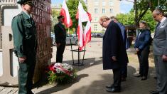 On May 8, 2025, Prof. Krzysztof Zaremba, Rector of the Warsaw University of Technology, laid flowers at the monument commemorating the involvement of our researchers in the V-1 and V-2 operation
