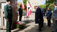 On May 8, 2025, Prof. Krzysztof Zaremba, Rector of the Warsaw University of Technology, laid flowers at the monument commemorating the involvement of our researchers in the V-1 and V-2 operation On May 8, 2025, Prof. Krzysztof Zaremba, Rector of the Warsaw University of Technology, laid flowers at the monument commemorating the involvement of our researchers in the V-1 and V-2 operation