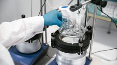 Reactor for the preparation of hydroxyapatite nanoparticles