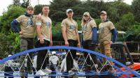 In the photo, students from the Bridge Engineers’ Student Research Group