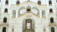 In the photo, the interior of the Main Building of the Warsaw University of Technology