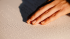 A fragment of text in Braille