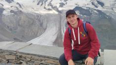 Bartłomiej Łuszczuk during his internship in Switzerland