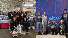Our students at StarkHacks in the USA